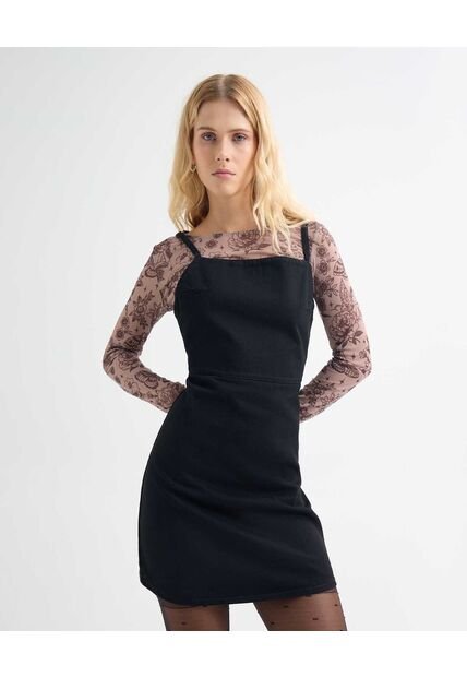 Vestido Para Mujer M/Sisa Largo Color Negro Marca Seven Seven #28171395