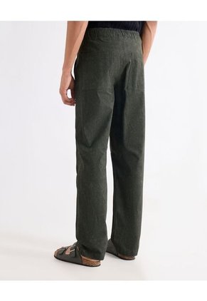 Pantalón Straight Estampado  Para Hombre Verde Seven Seven