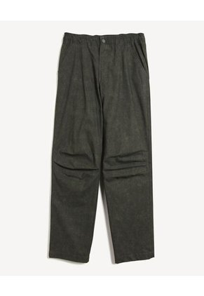 Pantalón Straight Estampado  Para Hombre Verde Seven Seven