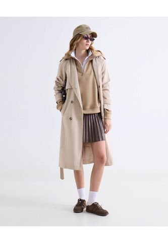 Falda  Para Mujer Corto Color Café Marca Seven Seven #28140970 Seven Seven