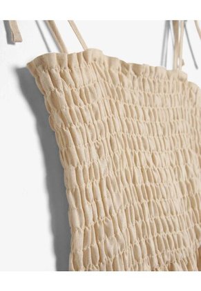 Vestido Para Mujer M/Sisa Largo Color Crudo Marca Seven Seven #28171429