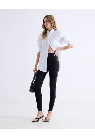 Leggins  Para Mujer Largo Color Negro Marca Seven Seven #28230622 Seven Seven