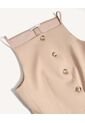 Chaleco Para Mujer Plano Color Beige Marca Seven Seven #28250141 de Seven Seven