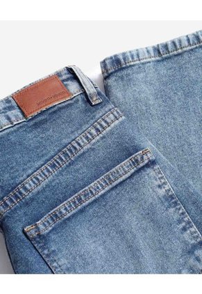 Jean Para Mujer Mom Color Azul Marca Seven Seven #28160960