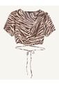 Blusa Para Mujer Manga Corta Color Cafe  Marca Seven Seven #28123693 de Seven Seven