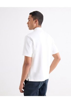 Polo Para Hombre Cuello Mao Sin Bolsillo Color Marfil Marca Seven Seven #45110925