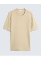 Camiseta Para Hombre Manga Corta Cuello Redondo Color Beige Marca Seven Seven #45092716 de Seven Seven