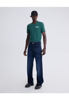 Jean Loose Oscuro Para Hombre Azul Seven Seven