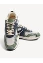 Tenis Tejido Con Refuerzos  Para Hombre Verde Seven Seven de Seven Seven
