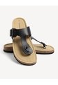 Sandalias Hebilla Anatómica  Para Hombre Negro Seven Seven de Seven Seven
