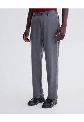 Pantalón Sastrero  Para Hombre Gris Seven Seven