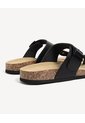 Sandalias Hebilla Anatómica  Para Hombre Negro Seven Seven de Seven Seven