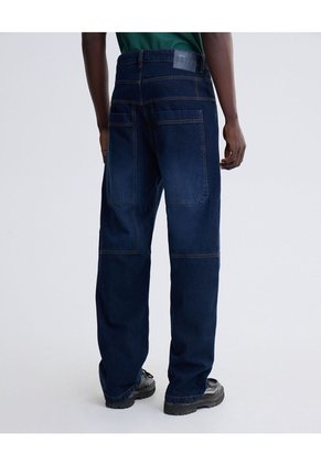 Jean Loose Oscuro Para Hombre Azul Seven Seven