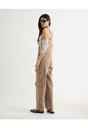 Enterizo Para Mujer Manga Sisa Color Beige Marca Seven Seven #28320427