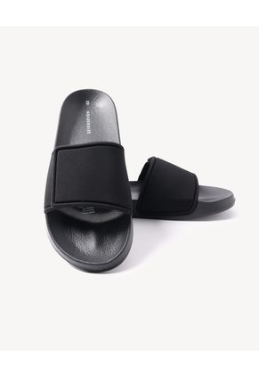 Sandalias Doble Correa Ajustable  Para Hombre Negro Seven Seven