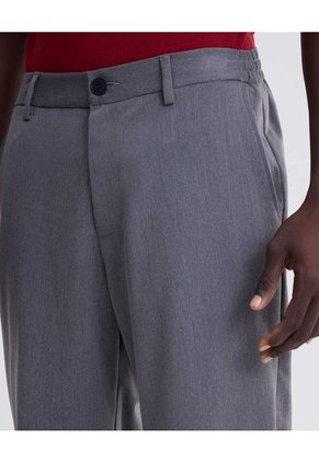 Pantalón Sastrero  Para Hombre Gris Seven Seven