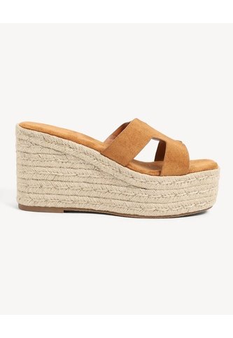Espadrilles Plataforma Yute  Para Mujer Camel Seven Seven Seven Seven
