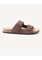 Sandalias Hebillas Ajustables  Para Hombre Café Seven Seven de Seven Seven