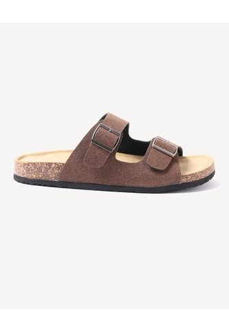 Sandalias Hebillas Ajustables  Para Hombre Café Seven Seven Seven Seven