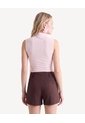 Camiseta Mesh Con Lazo  Para Mujer Rosado Seven Seven de Seven Seven