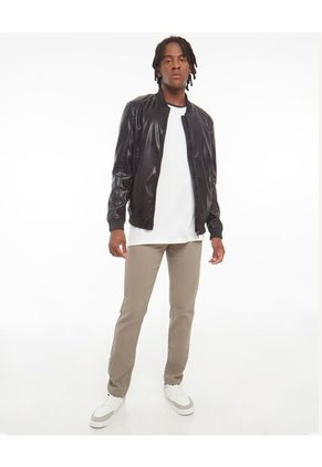 Chaqueta Para Hombre Bomber Color Negro Marca Seven Seven #45080377