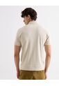 Polo Para Hombre Cuello Tejido Sin Bolsillo Color Beige Marca Seven Seven #45110899 de Seven Seven