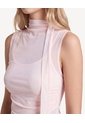 Camiseta Mesh Con Lazo  Para Mujer Rosado Seven Seven de Seven Seven