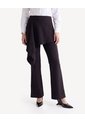 Falda Pantalón Cruzada  Para Mujer Negro Seven Seven de Seven Seven