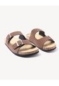 Sandalias Hebillas Ajustables  Para Hombre Café Seven Seven de Seven Seven