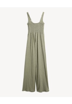 Enterizo Para Mujer Manga Sisa Color Verde Marca Seven Seven #28320442