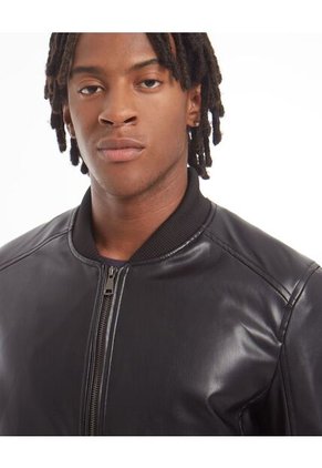 Chaqueta Para Hombre Bomber Color Negro Marca Seven Seven #45080377