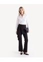 Falda Pantalón Cruzada  Para Mujer Negro Seven Seven de Seven Seven