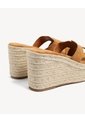 Espadrilles Plataforma Yute  Para Mujer Camel Seven Seven de Seven Seven