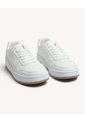 Tenis Cordones Con Base Contraste  Para Mujer Blanco Seven Seven de Seven Seven