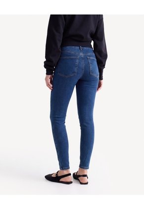 Jean Skinny Ajuste Flexible  Para Mujer Azul Seven Seven