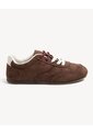 Tenis Gamuza Cordones Bicolor  Para Mujer Café Seven Seven de Seven Seven
