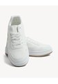 Tenis Cordones Con Base Contraste  Para Mujer Blanco Seven Seven de Seven Seven