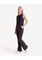 Camiseta Sport Sec Texturizada  Para Mujer Negro Seven Seven de Seven Seven