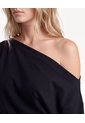 Buzo Escote Ojal  Para Mujer Negro Seven Seven de Seven Seven