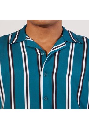 Camisa Para Hombre Manga Corta  Color Verde  Marca Seven Seven #45011956