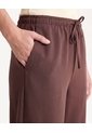 Pantalón Jogger Con Cordón  Para Mujer Café Seven Seven de Seven Seven
