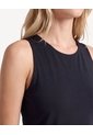 Camiseta Sport Sec Texturizada  Para Mujer Negro Seven Seven de Seven Seven
