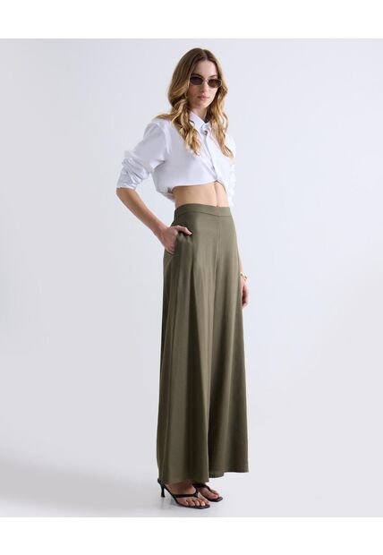 Pantalón  Para Mujer Moda Color Verde Marca Seven Seven #28071977