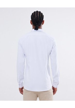 Camisa Para Hombre Manga Larga  Color Blanco Marca Seven Seven #45012013