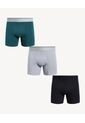 Boxer X3 Para Hombre Fleat Seamer Medio Color Negro Marca Seven Seven #45000382 de Seven Seven