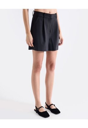 Short  Para Mujer Multiusos Plano Color Negro Marca Seven Seven #28191145