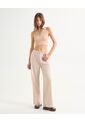 Pantalón Casual En Efecto Rústico  Para Mujer Marfil Seven Seven de Seven Seven