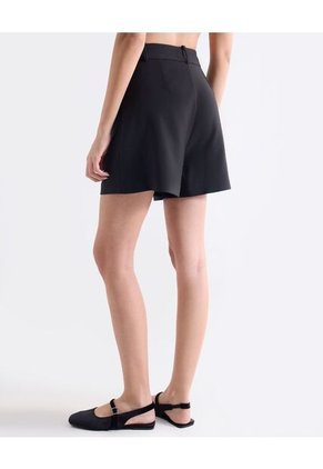 Short  Para Mujer Multiusos Plano Color Negro Marca Seven Seven #28191145