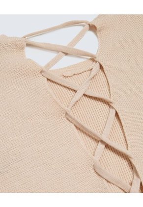 Camiseta Para Mujer Manga Corta Color Arena Marca Seven Seven #28096227