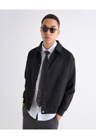 Chaqueta Para Hombre Bomber Color Negro Marca Seven Seven #45080490 Seven Seven